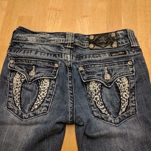 Miss Me Bermuda shorts 27 JP5082BM-3 Wings